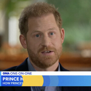 Images de l'émission "Good Morning America" avec le prince Harry. © JLPPA/Bestimage 