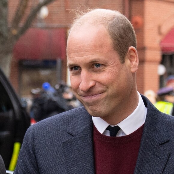 Le prince de Galles William et Kate Catherine Middleton, princesse de Galles, en visite au centre Roca à Chelsea dans le Massachusetts, à l'occasion de leur voyage officiel aux Etats-Unis le 1er décembre 2022. 