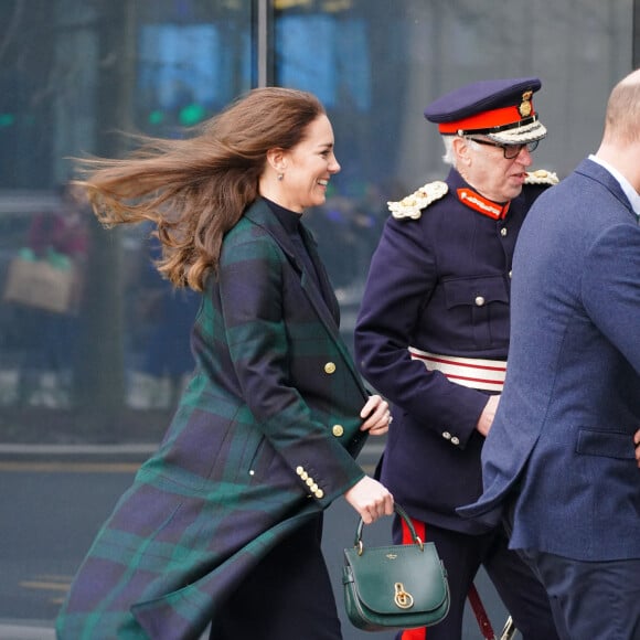 Catherine (Kate) Middleton, princesse de Galles, inaugure officiellement le nouveau Centre hospitalier Royal Liverpool University Hospital à Liverpool, Royaume Uni, le 12 janvier 2023. 