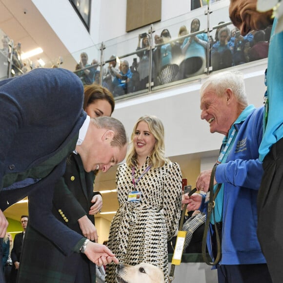 Le prince William, prince de Galles, et Catherine (Kate) Middleton, princesse de Galles, inaugurent officiellement le nouveau Centre hospitalier Royal Liverpool University Hospital à Liverpool, Royaume Uni, le 12 janvier 2023. 