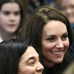 Le prince William, prince de Galles, et Catherine (Kate) Middleton, princesse de Galles, inaugurent officiellement le nouveau Centre hospitalier Royal Liverpool University Hospital à Liverpool, Royaume Uni, le 12 janvier 2023. 