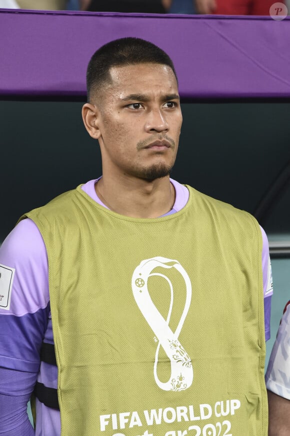 Alphonse Areola - Coupe du Monde de la FIFA, Qatar 2022 : La France bat l'Australie 4 - 1 au Al Janoub Stadium le 22 novembre 2022. © Philippe Perusseau / Bestimage