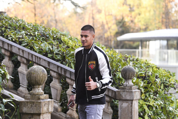 Alphonse Areola - Les joueurs de l'équipe de France se rendent à l'entrainement à Clairefontaine le 11 novembre 2019. © Anthony Bibard/Panoramic/Bestimage