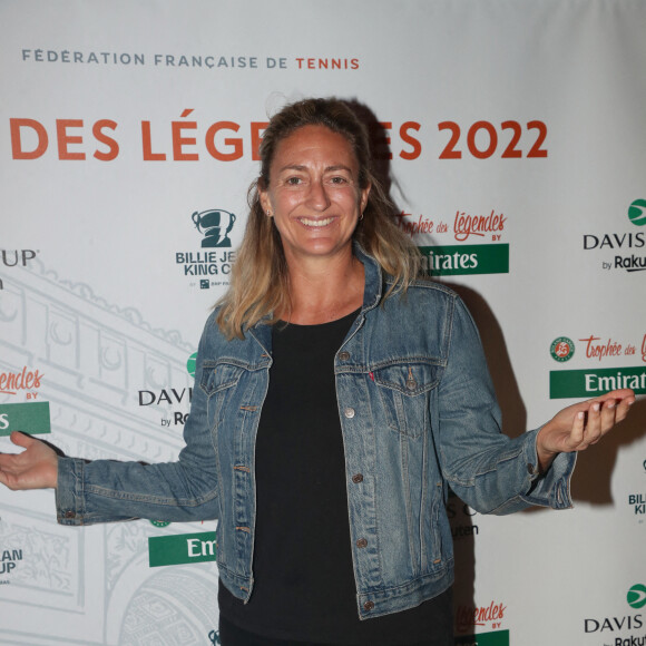 Semi-exclusif - La joueuse de tennis Mary Pierce au dîner des Légendes organisé par M.Bahrami au Fouquet's dans les cadre des Internationaux de France de Tennis de Roland Garros 2022, à Paris, France, le 3 juin 2022. © Bertrand Rindoff/Bestimage