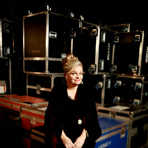 Exclusif - Isabelle Nanty en backstage - Enregistrement de la pièce de théâtre "On refait le boulevard" au théâtre de la porte Saint-Martin à Paris, France, le 10 octobre 2016  © Gouhier-Jacovides/Bestimage