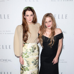 Riley Keough et sa mère Lisa Marie Presley - People à la 24ème édition de la soirée 'Elle Women in Hollywood Awards' à Beverly Hills, le 16 octobre 2017.