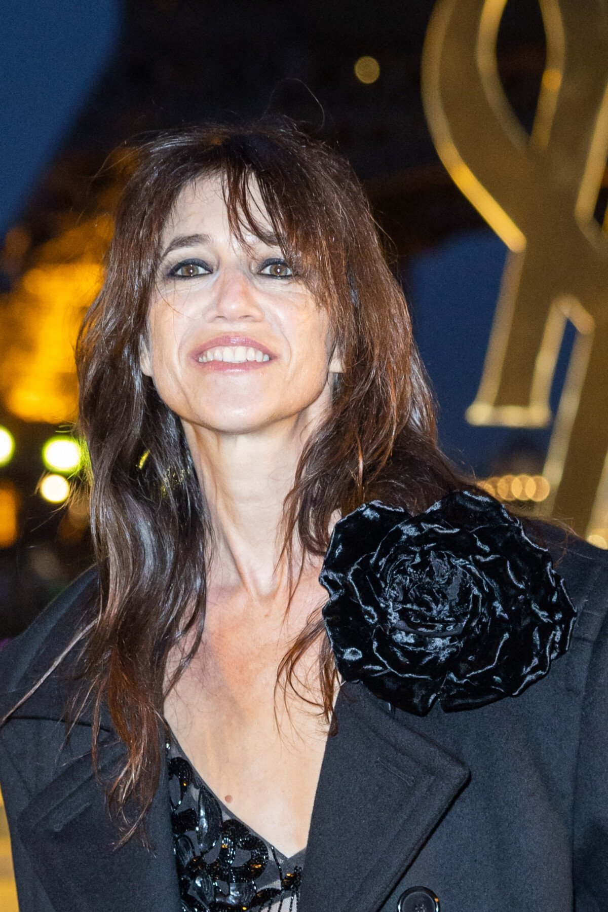 Photo Charlotte Gainsbourg Front row du défilé de mode Saint