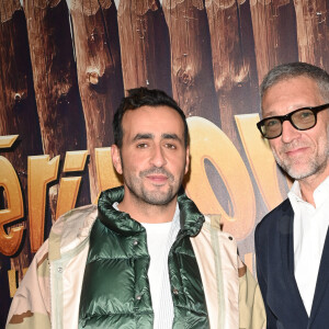 Jonathan Cohen et Vincent Cassel - Première du film Astérix et Obélix "L'Empire du Milieu" au cinéma Le Grand Rex à Paris le 15 janvier 2023. © Coadic Guirec/Bestimage