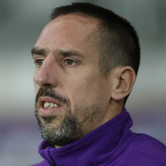 Franck Ribery à l'entrainement avant le match Turin Vs Fiorentina.