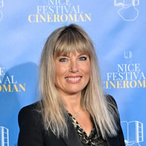 Mélanie Page au photocall de la soirée du 8 octobre lors de la 4ème édition du festival Cinéroman à Nice. © Bruno Bebert / Bestimage