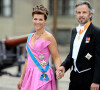 La princesse Martha Louise de Norvège et son mari Ari Behn - Arrivée des invités au mariage de la princesse Victoria de Suède et de son mari Daniel à Stockholm