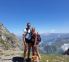 Elodie de "Mariés au premier regard" avec son chéri au Mont Valier, le 14 juillet 2019