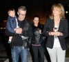 Joan Piqué et sa femme Montserrat Bernabeu - Après son entrainement sportif, Milan Piqué, le fils de Shakira et Gérard Piqué fête son anniversaire en famille à Barcelone le 24 janvier 2016.