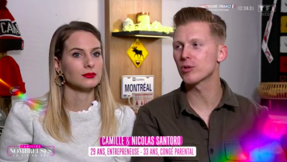 Camille et Nicolas Santoro dans "Familles nombreuses, la vie en XXL"