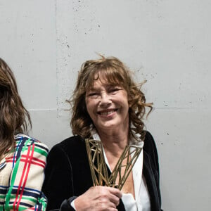 Exclusif - Lou Doillon et sa mère Jane Birkin - Backstage de la 36ème édition des Victoires de la Musique à la Seine Musicale à Boulogne-Billancourt, France, le 12 février 2021. © Cyril Moreau/Bestimage 