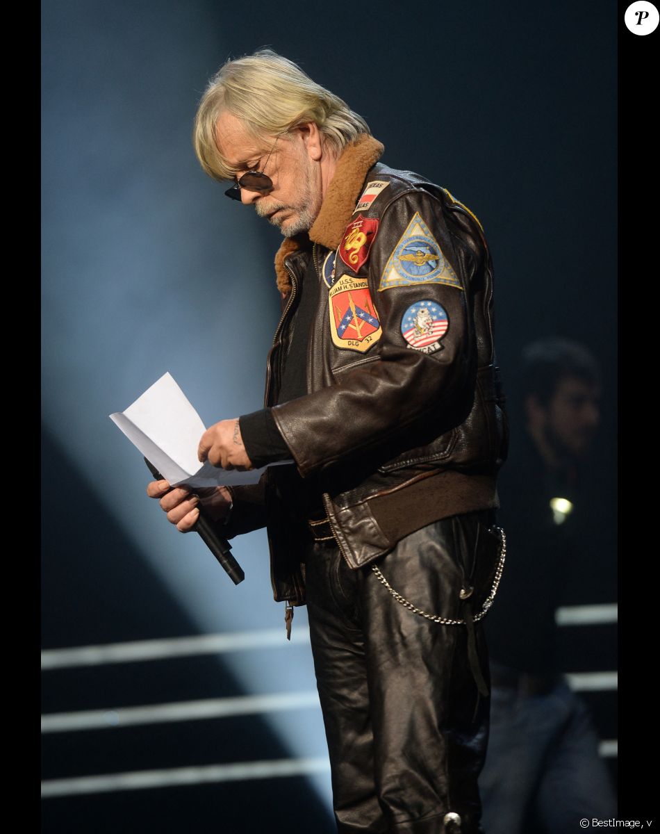 Le chanteur Renaud (Renaud Séchan) (Prix spécial de la Sacem) - Grand Prix Sacem 2018 à la salle Pleyel à Paris présenté par V. Dedienne, le 10 décembre 2018. © Veeren/Bestimage
