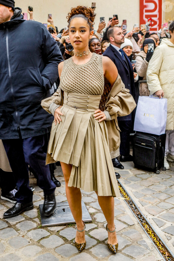 Lena Mahfouf (Lena Situations) - Arrivées au défilé de mode Haute-Couture Christian Dior au musée Rodin lors de la Fashion Week Printemps-été 2023 de Paris, France, le 23 janvier 2023. © Veeren-Clovis/Bestimage 