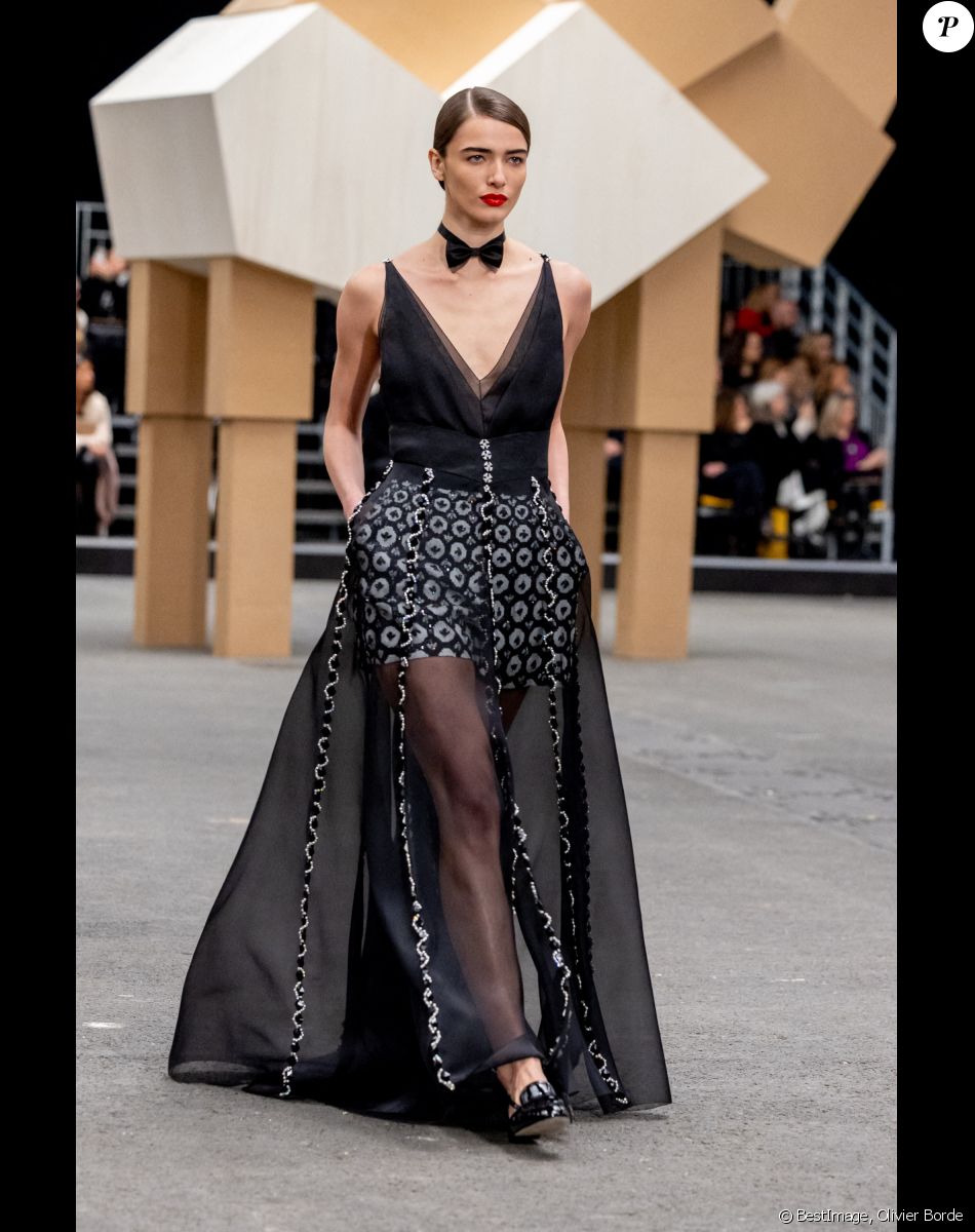 Défilé Chanel Haute Couture printemps / été 2023 lors de la fashion week à Paris le 24 janvier 2023. © Olivier Borde / Bestimage