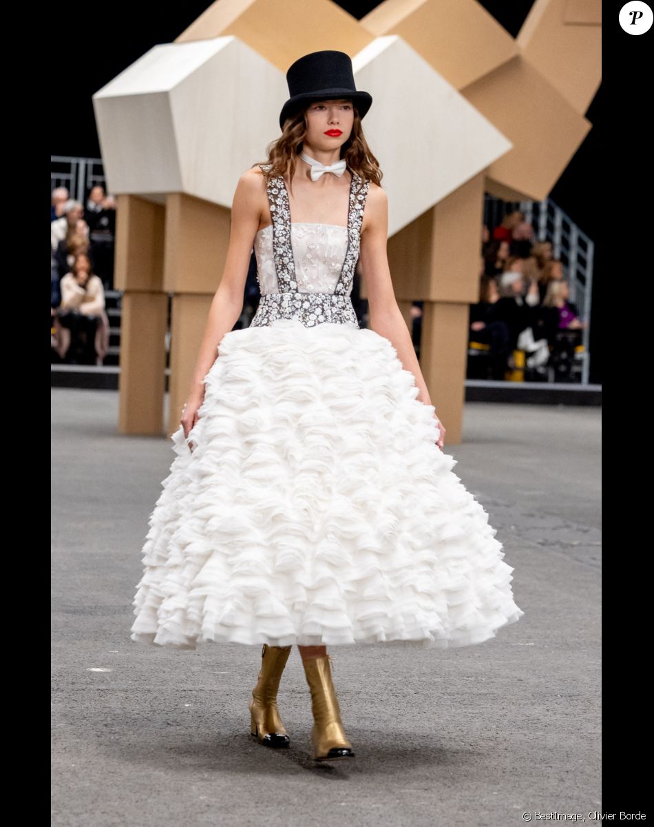 Défilé Chanel Haute Couture printemps / été 2023 lors de la fashion week à Paris le 24 janvier 2023. © Olivier Borde / Bestimage