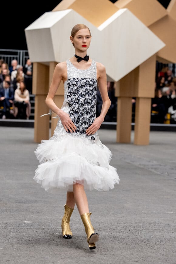 Défilé Chanel Haute Couture printemps / été 2023 lors de la fashion week à Paris le 24 janvier 2023. © Olivier Borde / Bestimage 