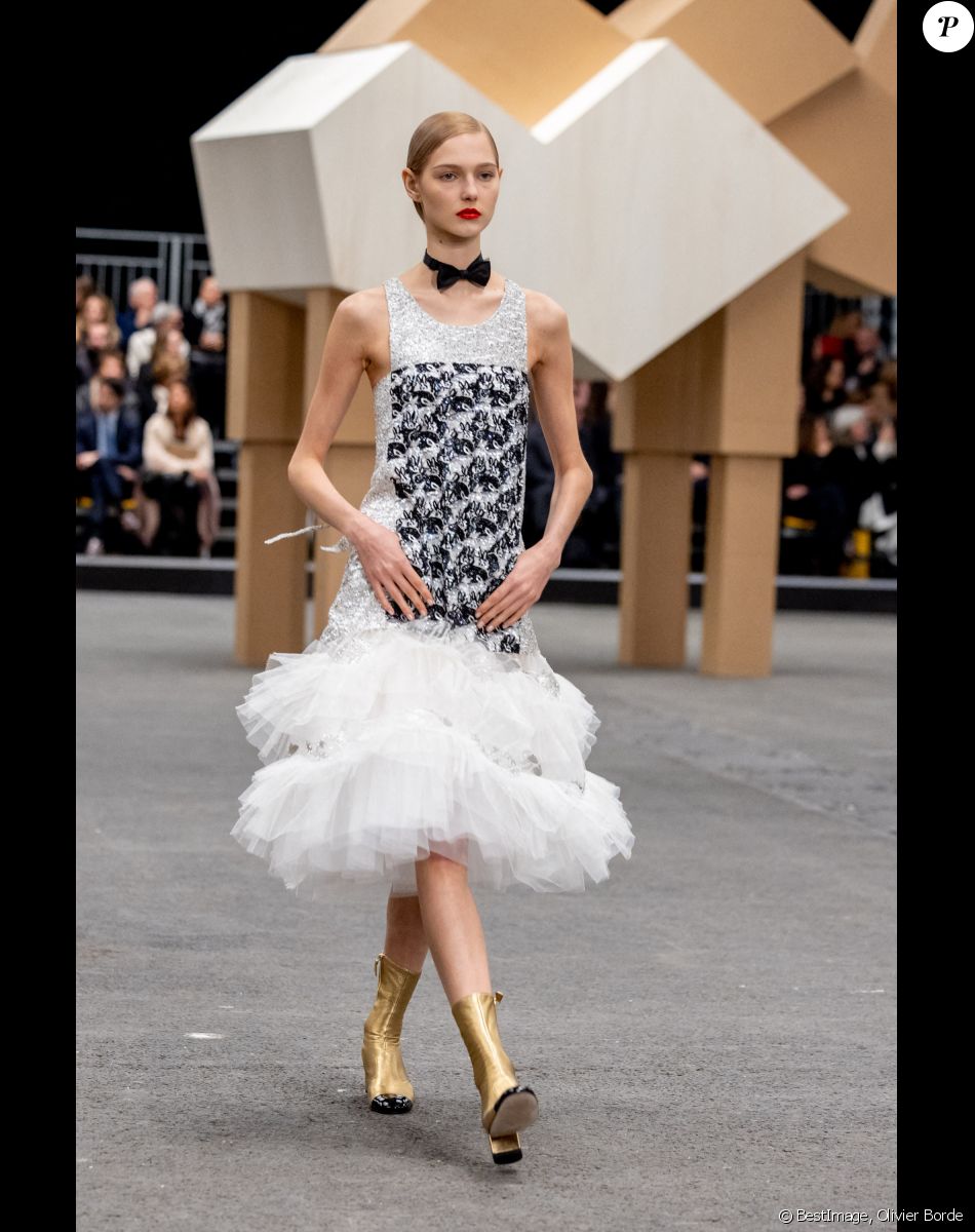 Défilé Chanel Haute Couture printemps / été 2023 lors de la fashion week à Paris le 24 janvier 2023. © Olivier Borde / Bestimage