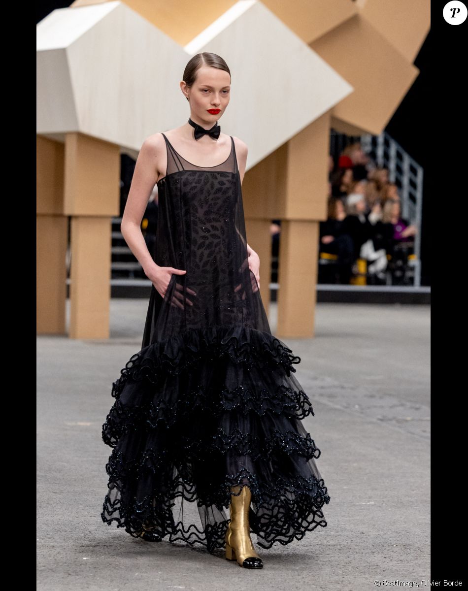 Défilé Chanel Haute Couture printemps / été 2023 lors de la fashion week à Paris le 24 janvier 2023. © Olivier Borde / Bestimage