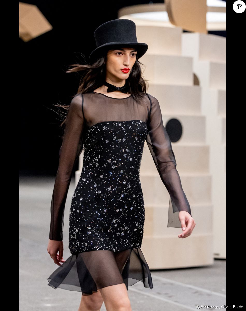 Défilé Chanel Haute Couture printemps / été 2023 lors de la fashion week à Paris le 24 janvier 2023. © Olivier Borde / Bestimage
