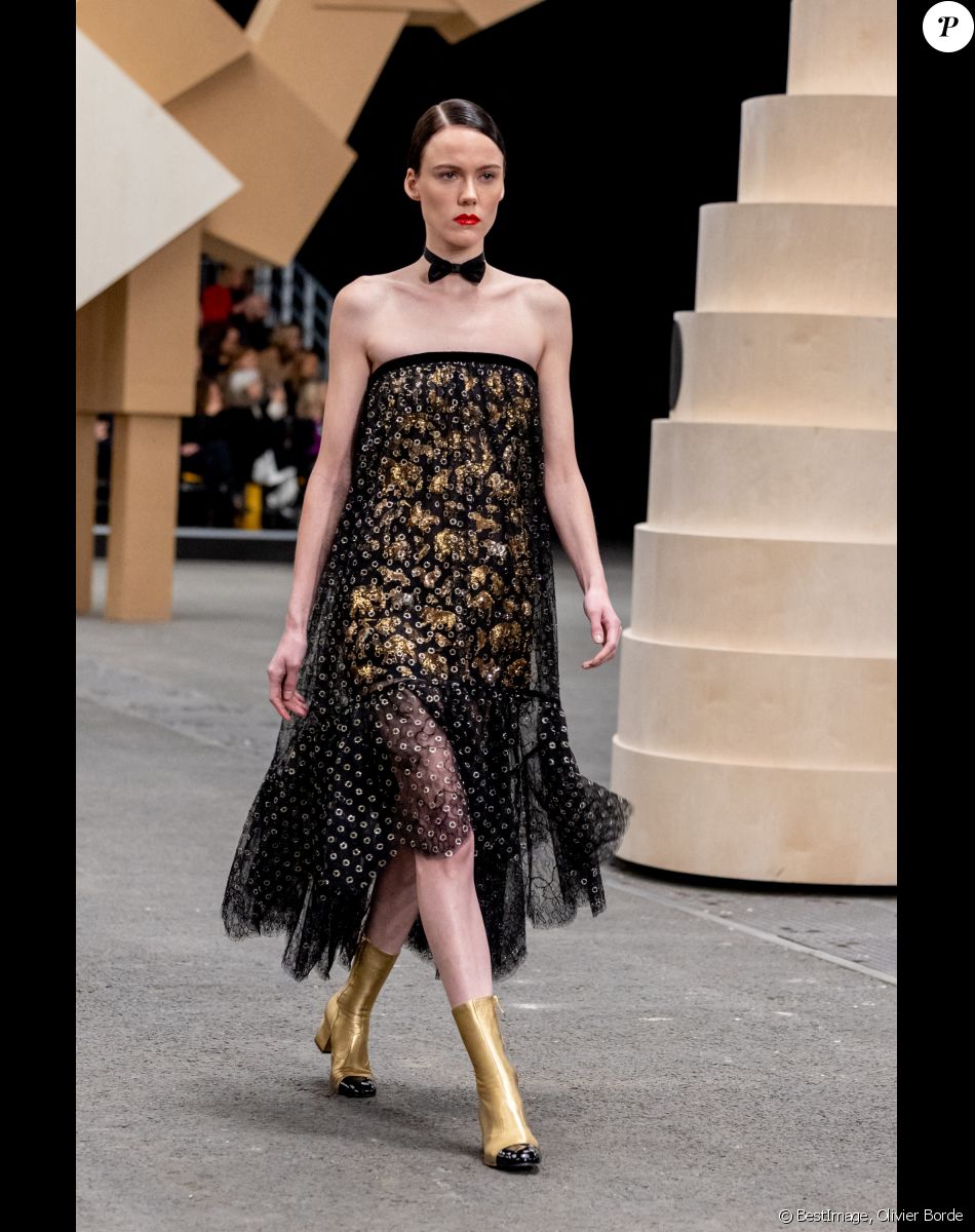 Défilé Chanel Haute Couture printemps / été 2023 lors de la fashion week à Paris le 24 janvier 2023. © Olivier Borde / Bestimage