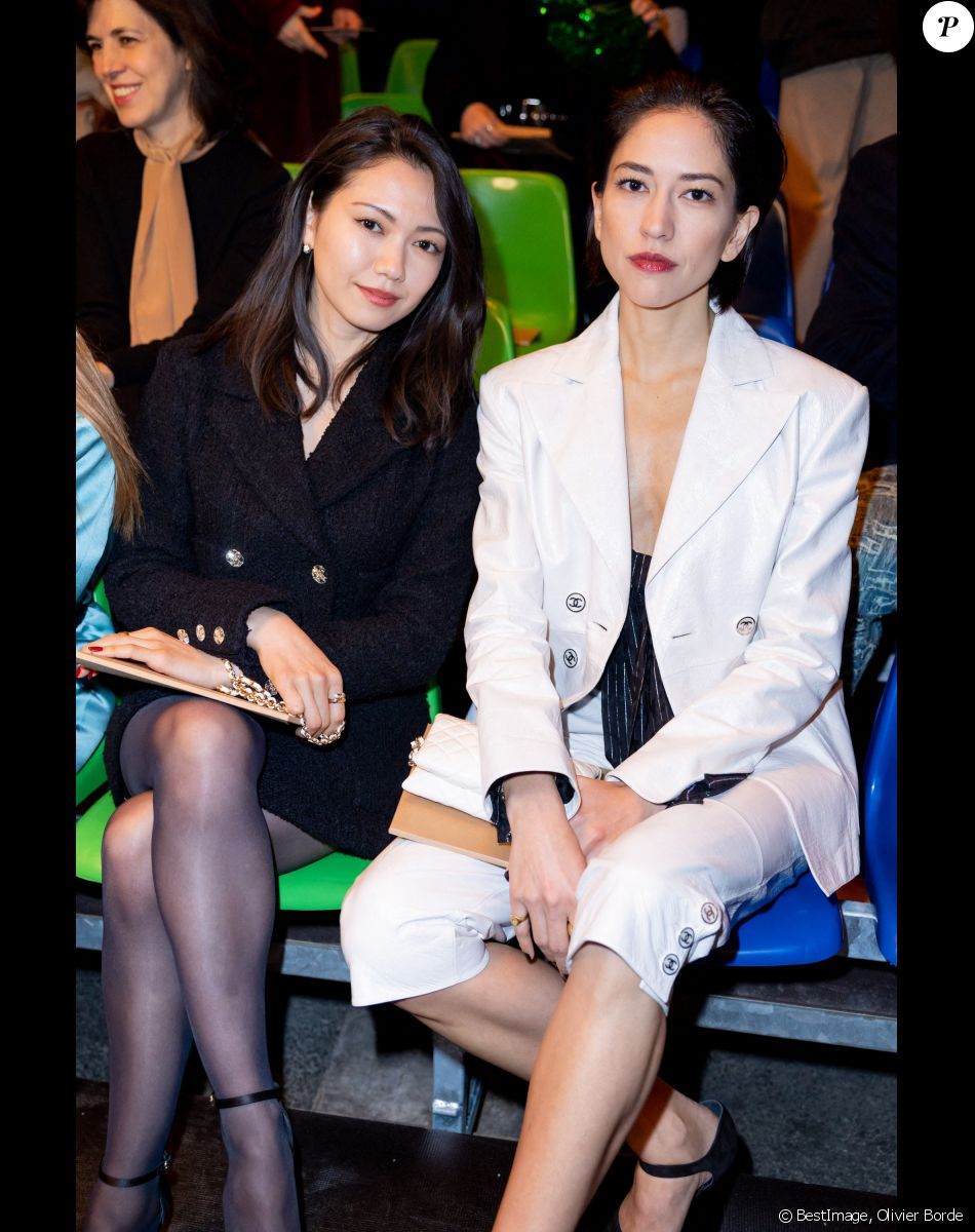 Guest et Fumi Nikaido au défilé Chanel Haute Couture printemps / été 2023 lors de la fashion week à Paris le 24 janvier 2023. © Olivier Borde / Bestimage