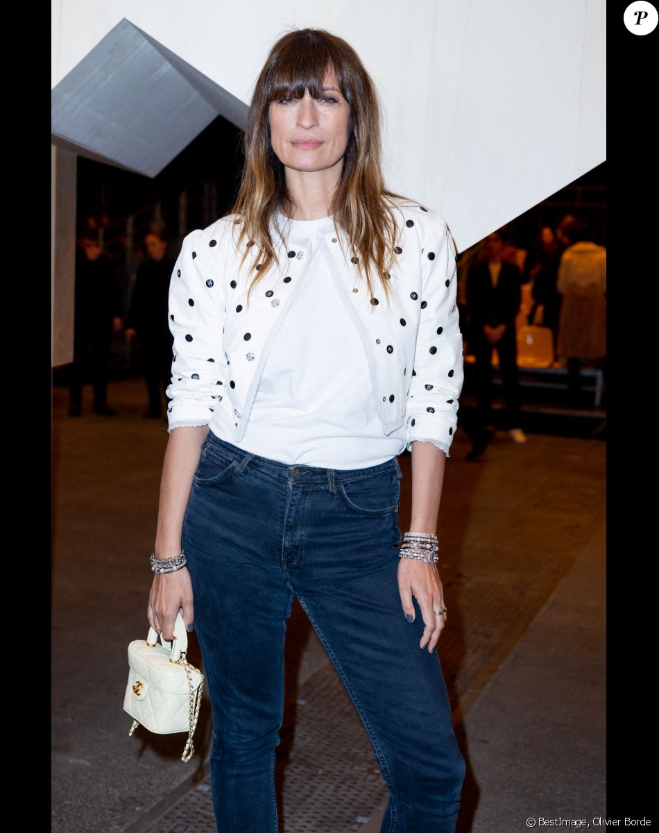 Caroline de Maigret au défilé Chanel Haute Couture printemps / été 2023 lors de la fashion week à Paris le 24 janvier 2023. © Olivier Borde / Bestimage