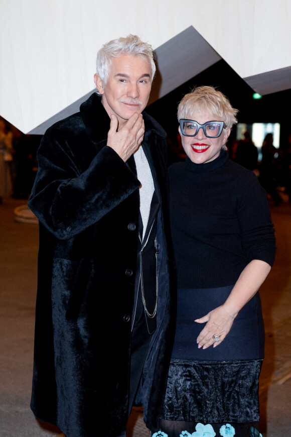 Baz Luhrmann et sa femme Catherine Martin au défilé Chanel Haute Couture printemps / été 2023 lors de la fashion week à Paris le 24 janvier 2023. © Olivier Borde / Bestimage 