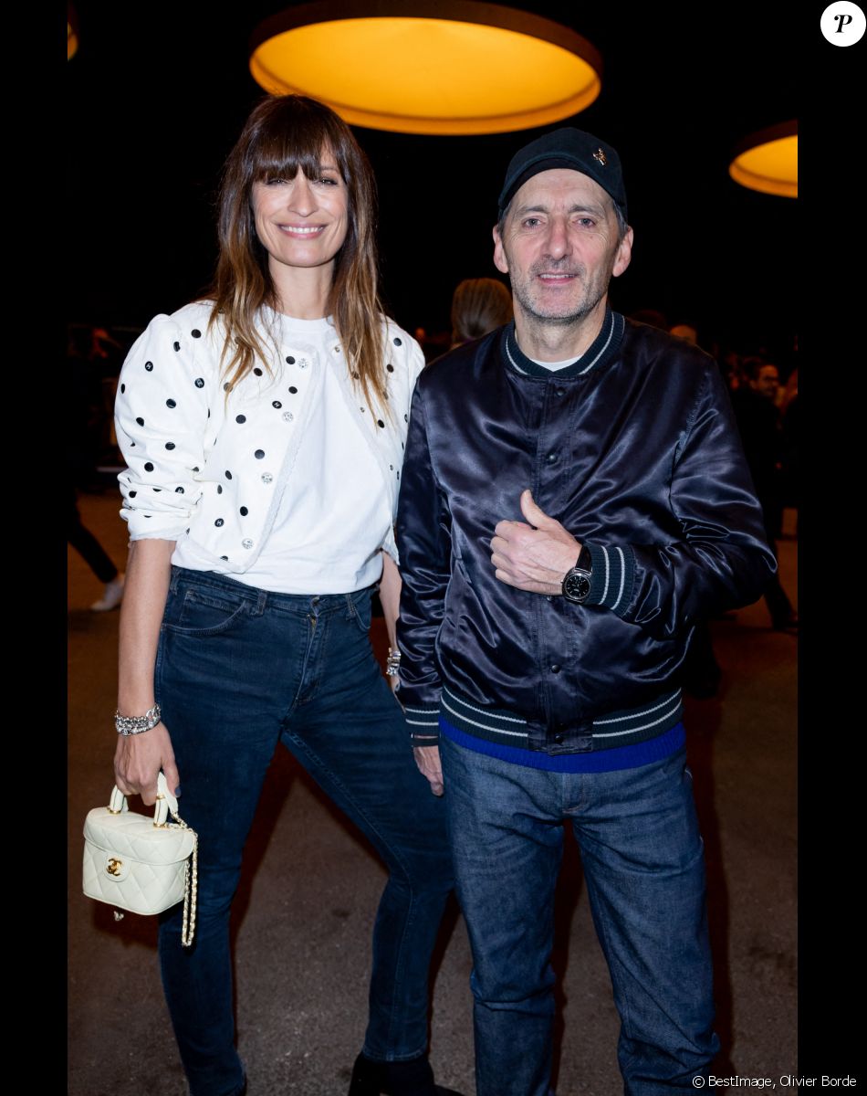 Caroline de Maigret, guest au défilé Chanel Haute Couture printemps / été 2023 lors de la fashion week à Paris le 24 janvier 2023. © Olivier Borde / Bestimage