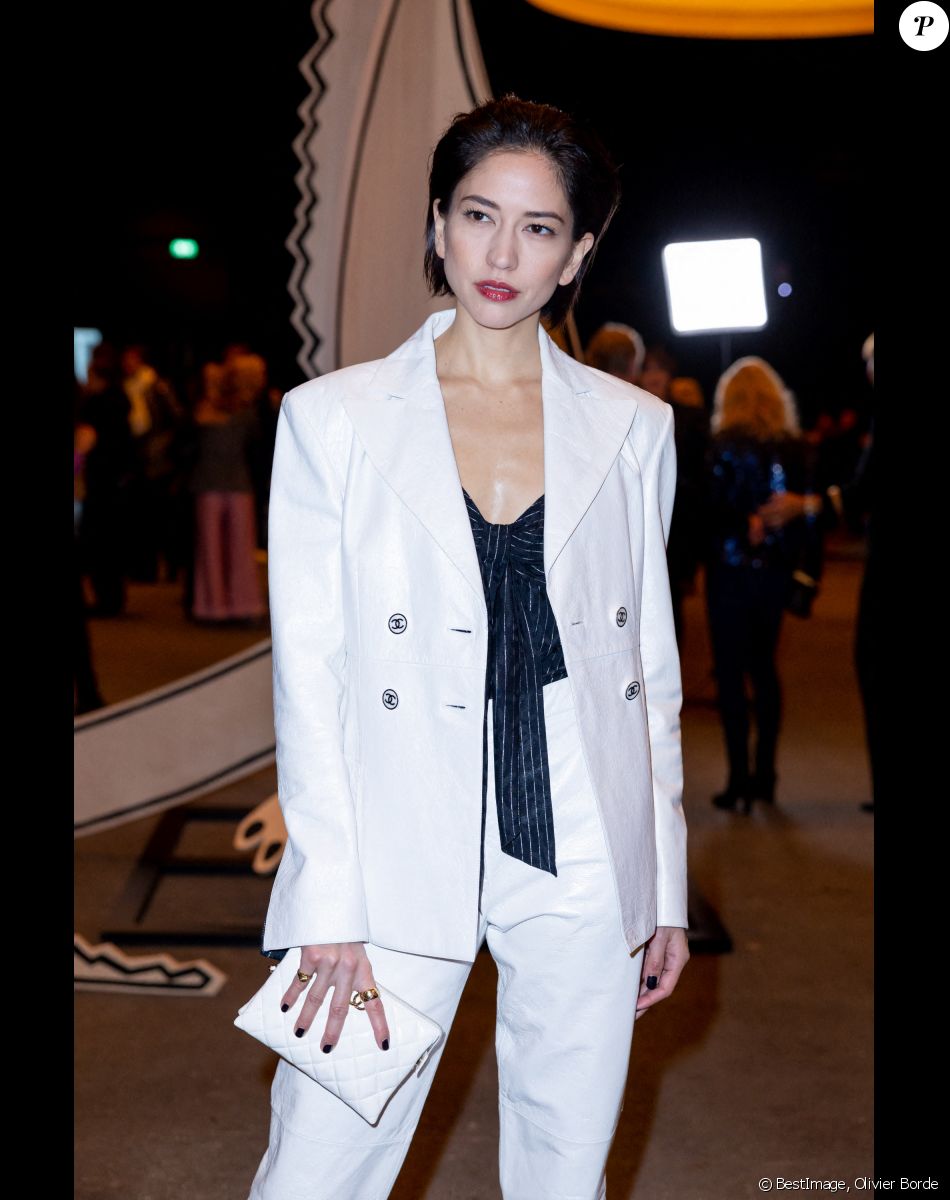 Fumi Nikaido au défilé Chanel Haute Couture printemps / été 2023 lors de la fashion week à Paris le 24 janvier 2023. © Olivier Borde / Bestimage