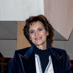 Inès de La Fressange au défilé Chanel Haute Couture printemps / été 2023 lors de la fashion week à Paris le 24 janvier 2023. © Olivier Borde / Bestimage 