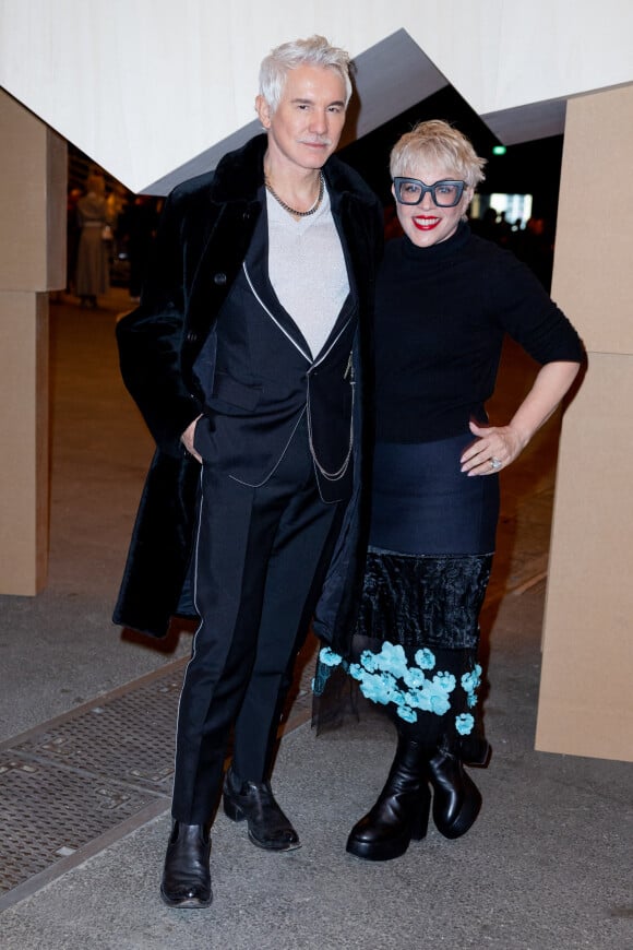 Baz Luhrmann et sa femme Catherine Martin au défilé Chanel Haute Couture printemps / été 2023 lors de la fashion week à Paris le 24 janvier 2023. © Olivier Borde / Bestimage 