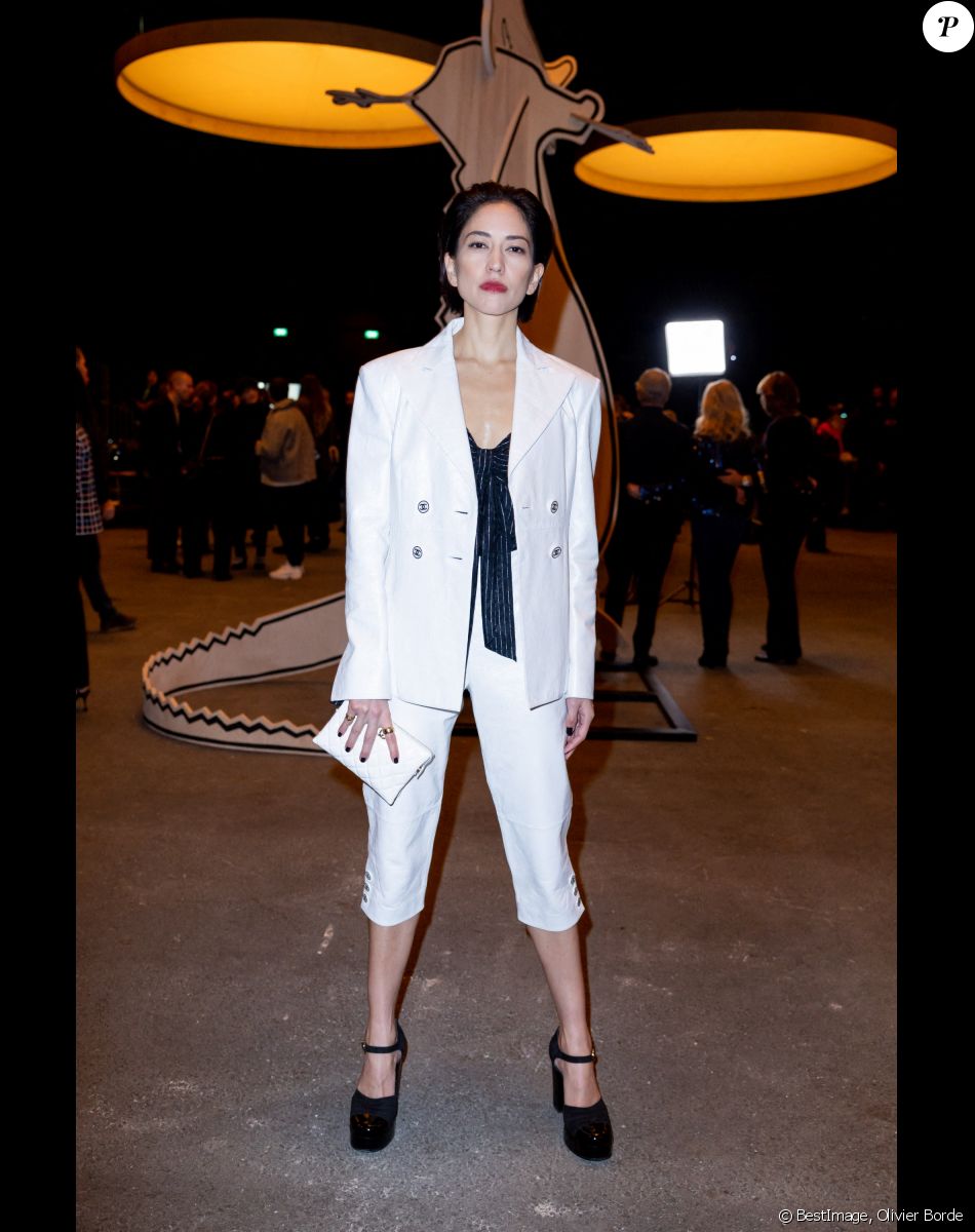 Fumi Nikaido au défilé Chanel Haute Couture printemps / été 2023 lors de la fashion week à Paris le 24 janvier 2023. © Olivier Borde / Bestimage