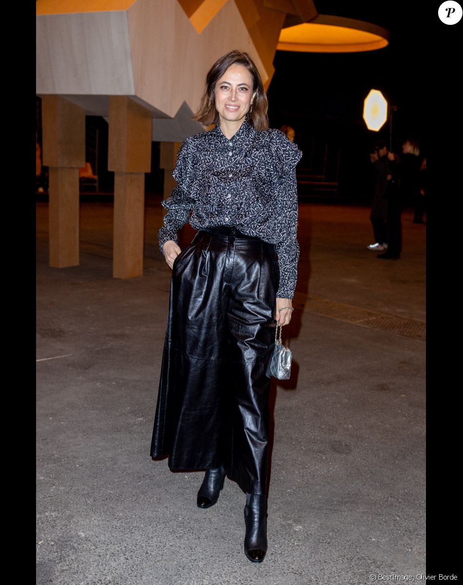 Anne Berest au défilé Chanel Haute Couture printemps / été 2023 lors de la fashion week à Paris le 24 janvier 2023. © Olivier Borde / Bestimage