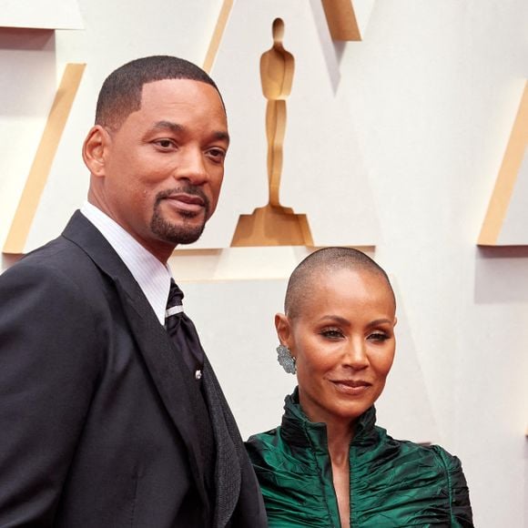 Will Smith, Jada Pinkett Smith au photocall de la 94ème édition de la cérémonie des Oscars à Los Angeles, le 27 mars 2022.