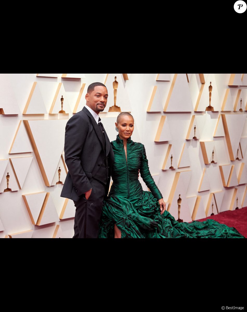 Will Smith, Jada Pinkett Smith au photocall de la 94ème édition de la cérémonie des Oscars à Los Angeles, le 27 mars 2022.