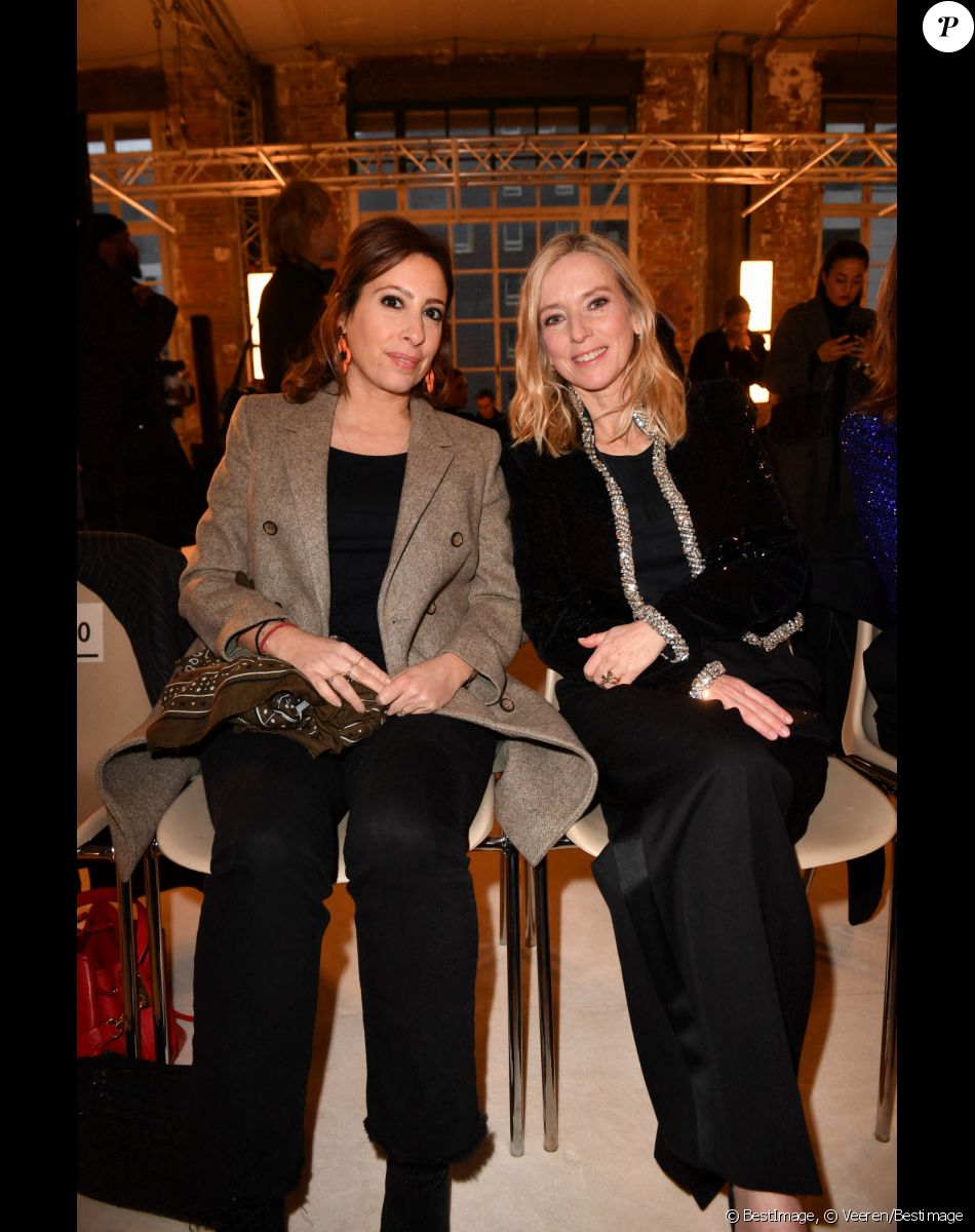 Léa Salamé, Léa Drucker - Front Row au défilé de mode Haute-Couture Alexandre Vauthier au 50 boulevard Lefebvre lors de la Fashion Week Printemps-été 2023 de Paris, France, le 24 janvier 2023. © Veeren/Bestimage