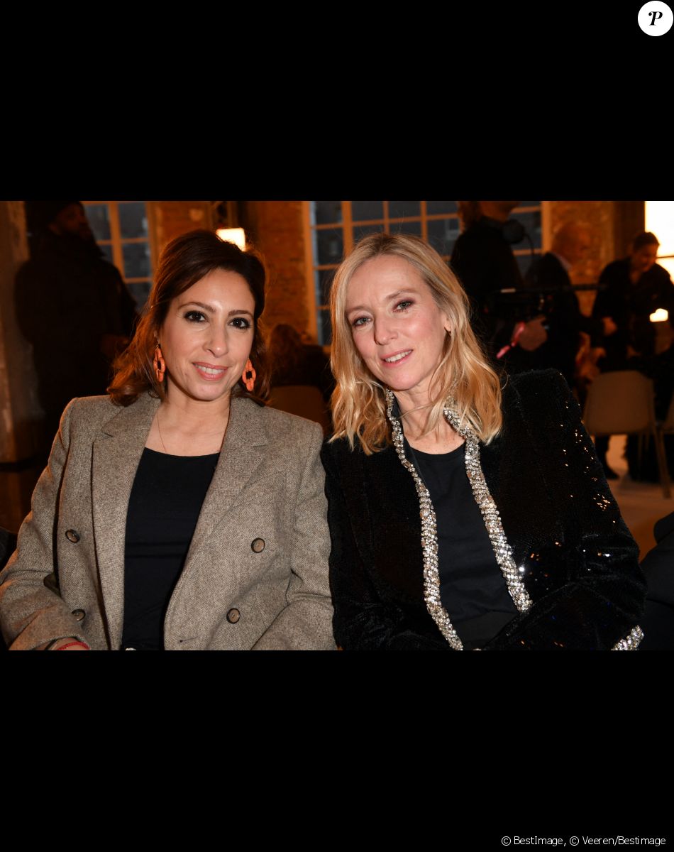 Léa Salamé, Léa Drucker - Front Row au défilé de mode Haute-Couture Alexandre Vauthier au 50 boulevard Lefebvre lors de la Fashion Week Printemps-été 2023 de Paris, France, le 24 janvier 2023. © Veeren/Bestimage
