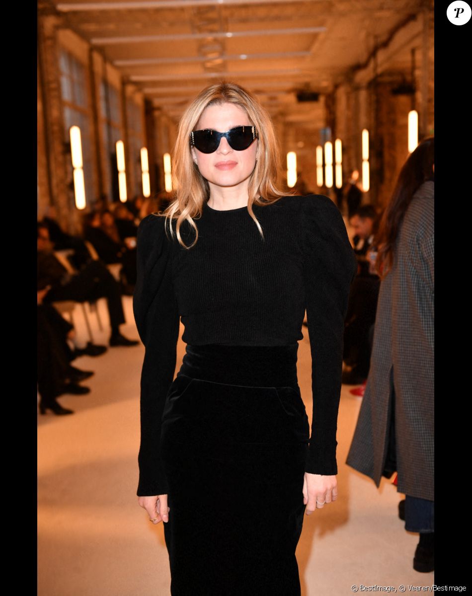 Cécile Cassel - Front Row au défilé de mode Haute-Couture Alexandre Vauthier au 50 boulevard Lefebvre lors de la Fashion Week Printemps-été 2023 de Paris, France, le 24 janvier 2023. © Veeren/Bestimage