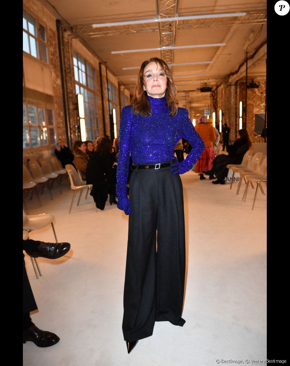 Philippine Leroy-Beaulieu - Front Row au défilé de mode Haute-Couture Alexandre Vauthier au 50 boulevard Lefebvre lors de la Fashion Week Printemps-été 2023 de Paris, France, le 24 janvier 2023. © Veeren/Bestimage