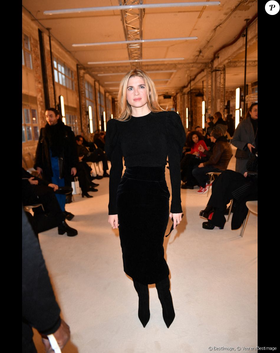 Cécile Cassel - Front Row au défilé de mode Haute-Couture Alexandre Vauthier au 50 boulevard Lefebvre lors de la Fashion Week Printemps-été 2023 de Paris, France, le 24 janvier 2023. © Veeren/Bestimage