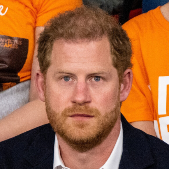 Le prince Harry, duc de Sussex, assiste à la dynamophilie lors de la 5ème édition des Jeux Invictus au Zuiderpark à La Haye, Pays-Bas