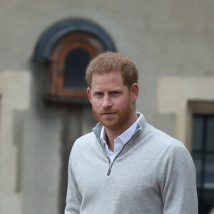 Le prince Harry, duc de Sussex, annonce à la presse la naissance de son fils à 5h26 ce lundi 6 mai 2019 