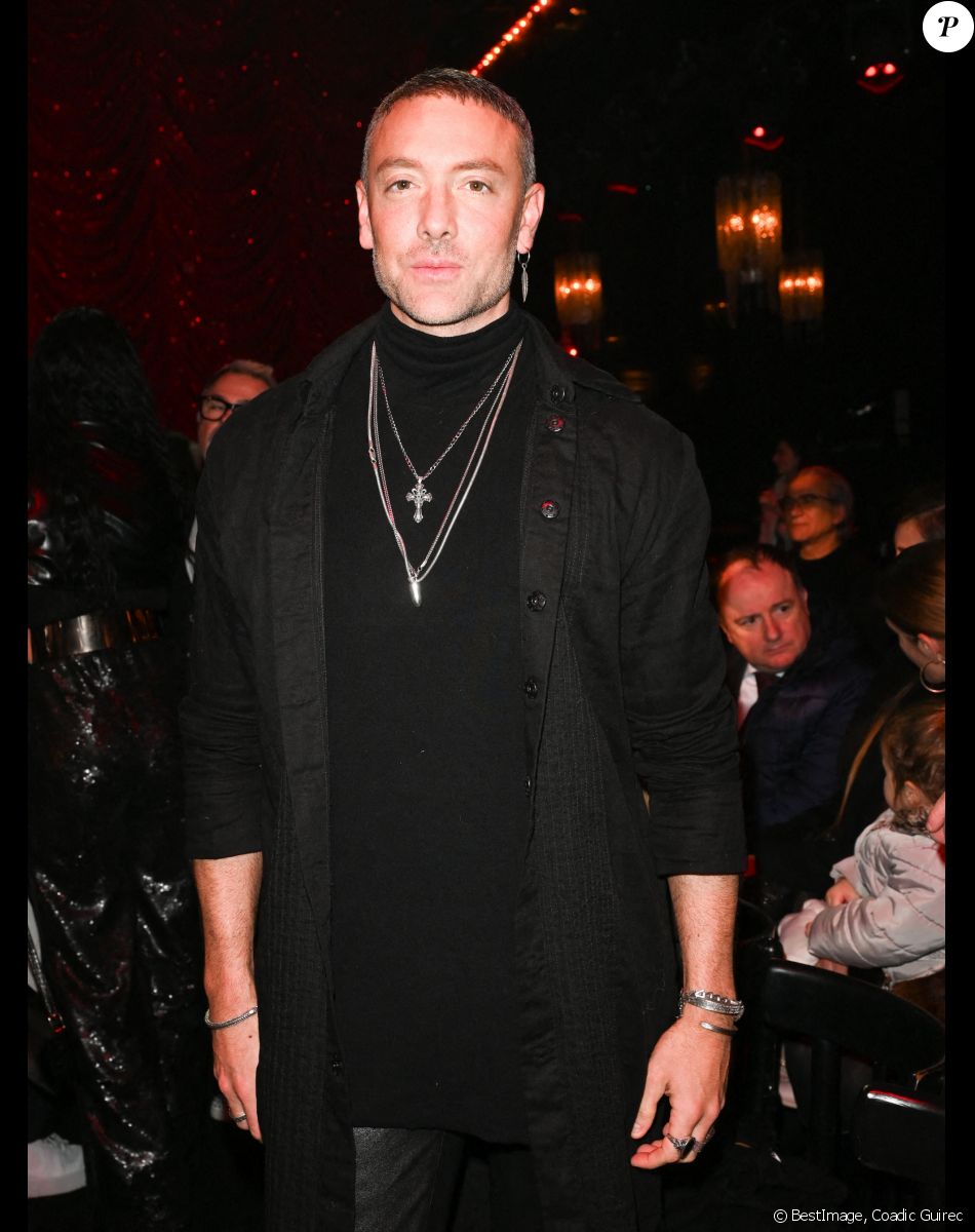 Maxime Dereymez - People au défilé de mode Haute-Couture "On Aura Tout Vu" lors de la Fashion Week Printemps-été 202 au Paradis Latin à Paris le 24 janvier 2023. © Coadic Guirec/Bestimage