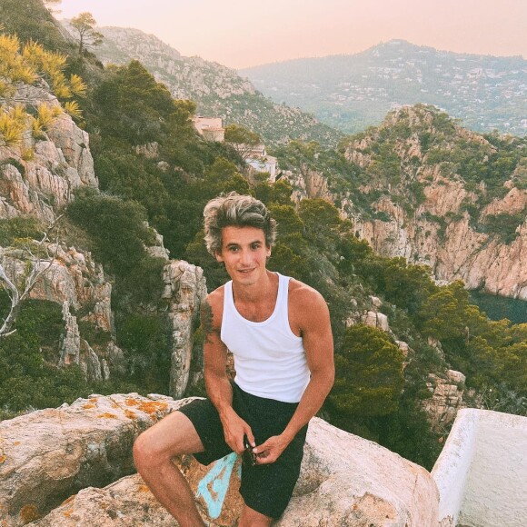 Norman, le fils de Valérie Damidot, sur Instagram. Le 16 août 2021.
