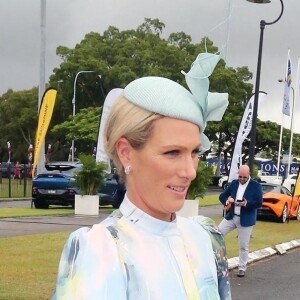 Exclusif - Zara Phillips (Zara Tindall) et Mike Tindall assistent à la course Magic Millions Race Day 2023 on the Gold Coast à Bundall, Australie, le 14 janvier 2023. 