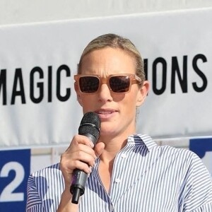 Zara Philiips et son mari Mike Tindall participent au match de polo "Magic Millions "à Surfers Paradise en Australie le 9 janvier 2022. 